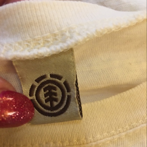 Element white blue circles tee Size M - Picture 4 of 5